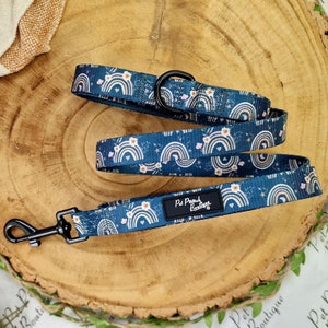 Rainbows In The Forest (Sea Green) Dog Lead