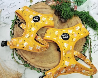 Pettorina per cani Yellow Sunshine Daisy - XS - L - accessorio opzionale per guinzaglio/fiore