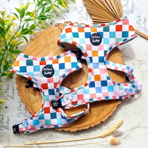 Chunky Check Puppy or Dog Harness - XS - L