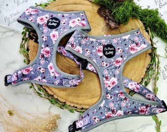 Secret Garden Puppy Dog Harness - XS - L  - optional Lead/ flower accessory