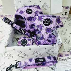 Lavender Florals Puppy or Dog Collar image 5