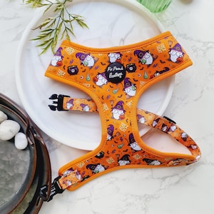 Harry Halloween &quot;Trick Or Treat&quot; Dog Harness - XS - L (ideal for small dogs/puppy) spooky festive fall