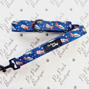 Racing Rocket Ships Dog Lead