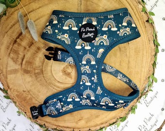 Arnés para cachorros Rainbows In The Forest (verde mar) - XS - L (ofertas de paquetes opcionales)
