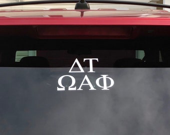 Free Shipping * Greek Car Decal Sticker- Service Sorority and Fraternity - Computer Decal- Laptop Sticker - Bid Day - Big Little