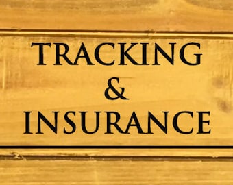 Shipping Upgrade - Tracking and Insurance