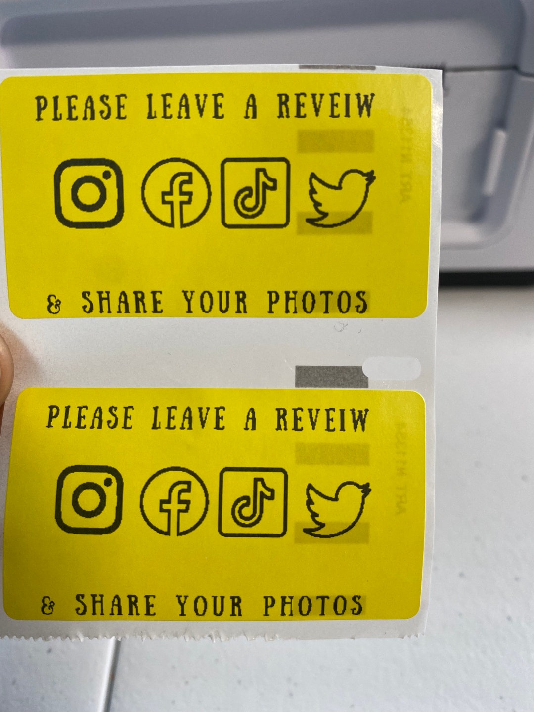 Review Label Business Review Labels - Etsy