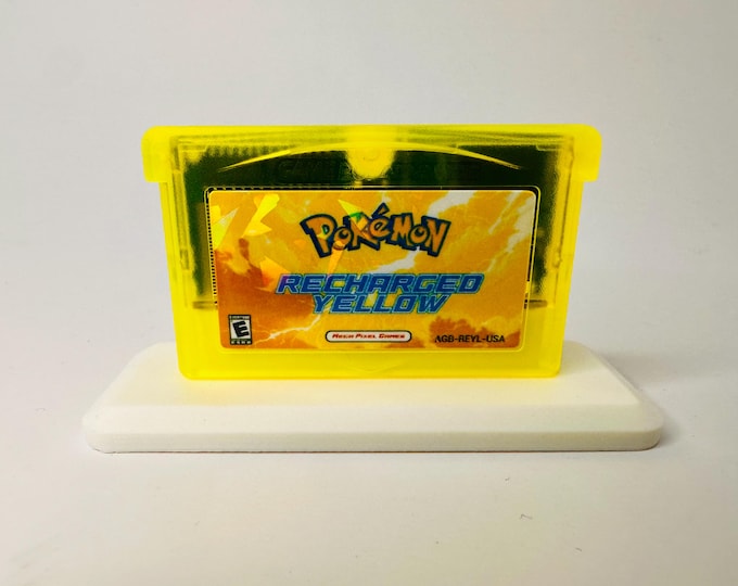 Pokemon Recharged Yellow Holographic - Nintendo Gameboy Advance - Etsy