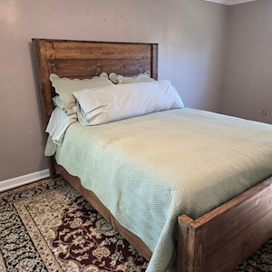 Solid Wood Queen Bed Frame. Built to last a lifetime.