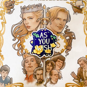 As You Wish - Vinyl Sticker - Princess Bride Sticker -  Waterproof laptop decoration,