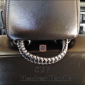 Universal SUV Paracord Headrest Grab Handle set Made to order
