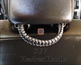 Universal SUV Paracord Headrest Grab Handle set Made to order