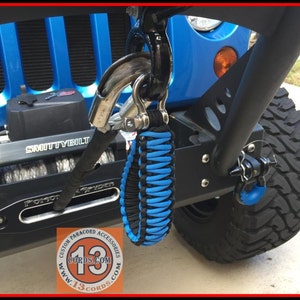 Paracord Winch Pull fits Jeep image 1