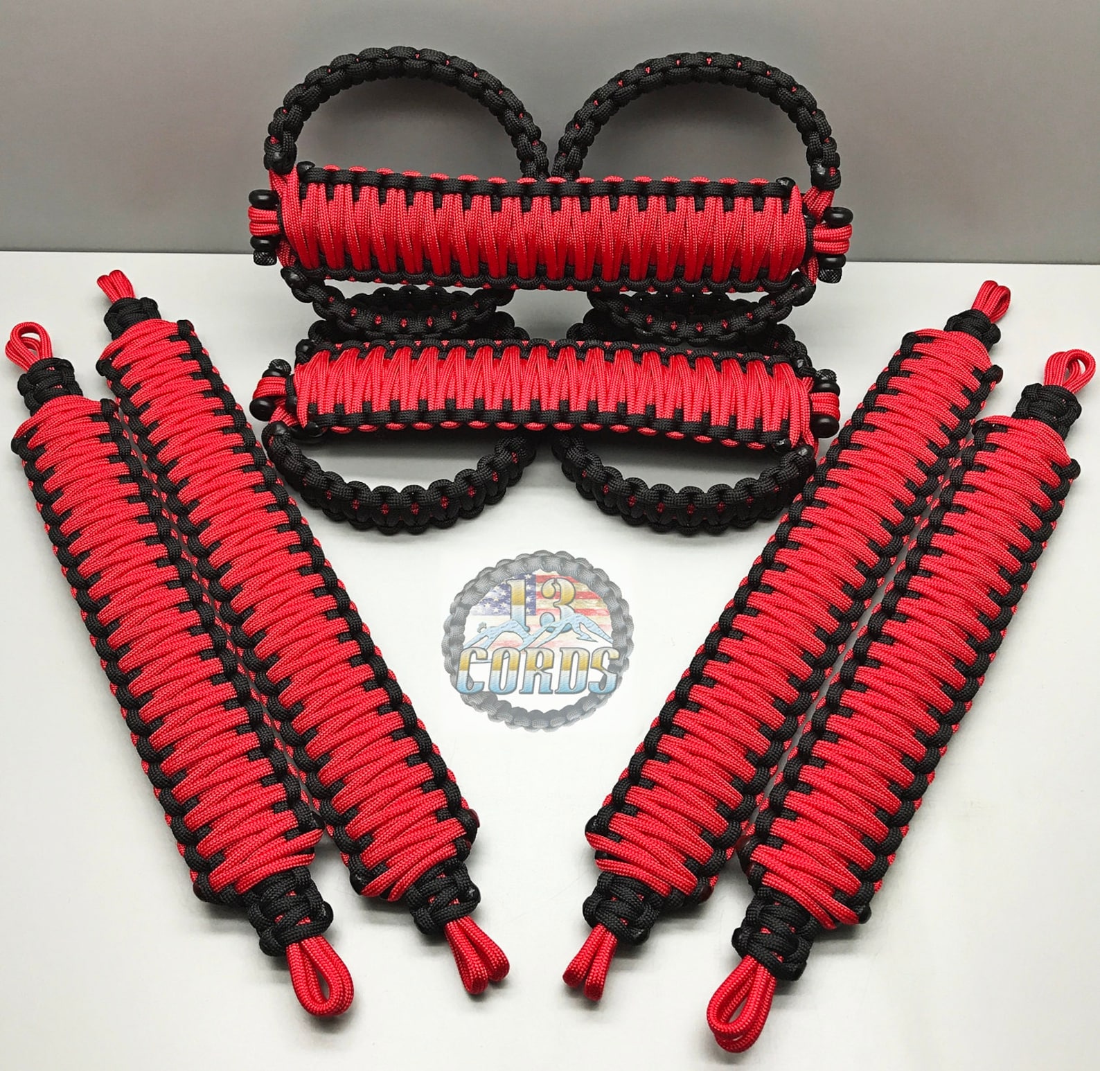 King Cobra Paracord Grab Handle Set Jeep Wrangler JKU 4 Etsy