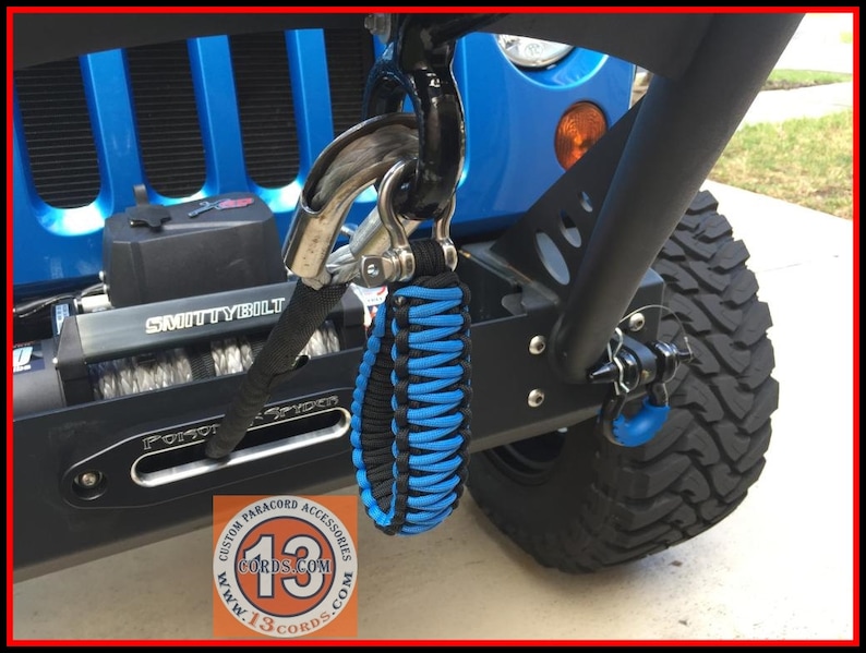 Paracord Winch Pull fits Jeep image 1