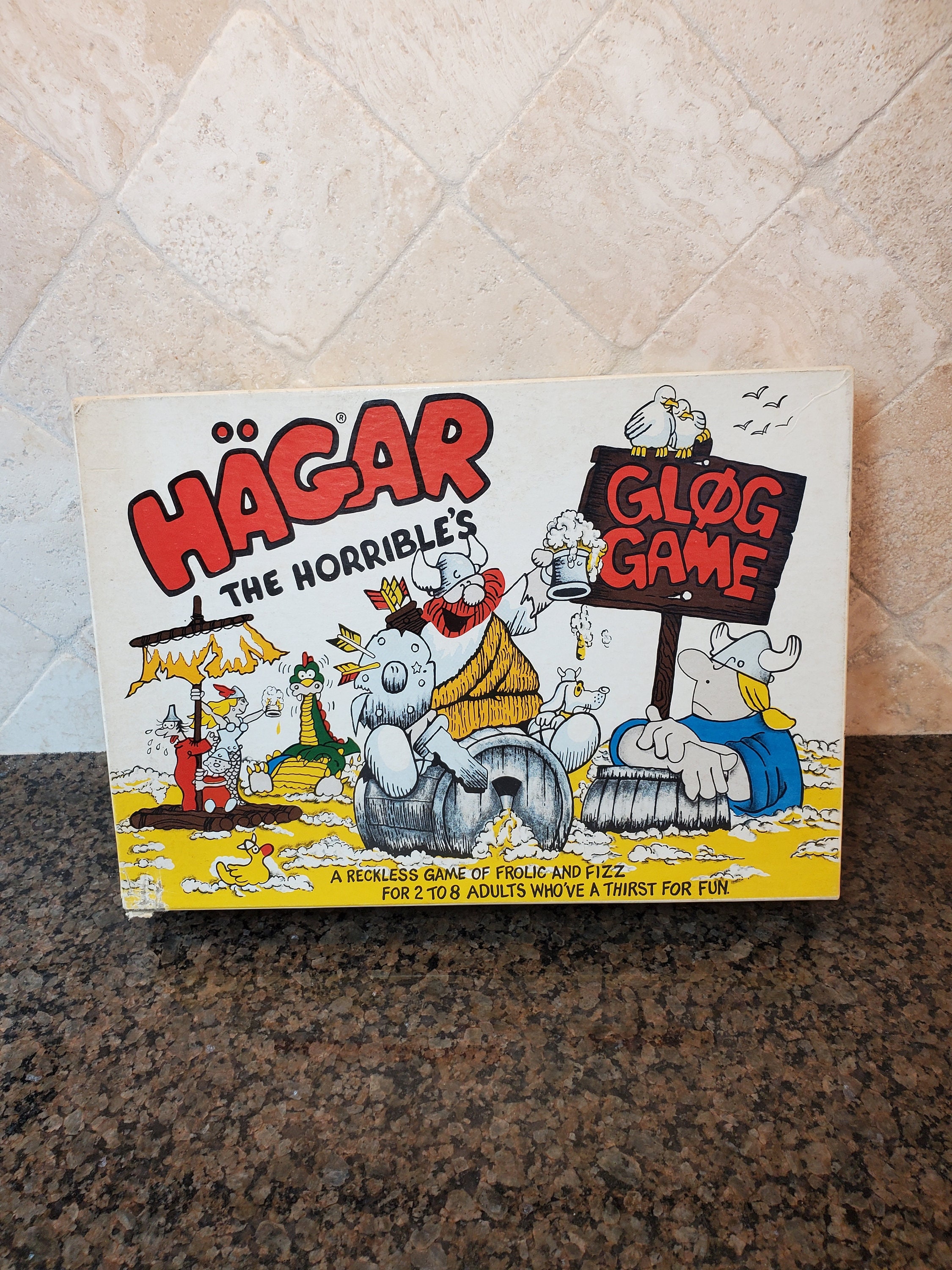 Hagar the Horrible's Glog Game 1990 Vintage Board Game 2 Etsy