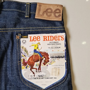 Vintage Lee Riders W33 L29 Deadstock - Etsy