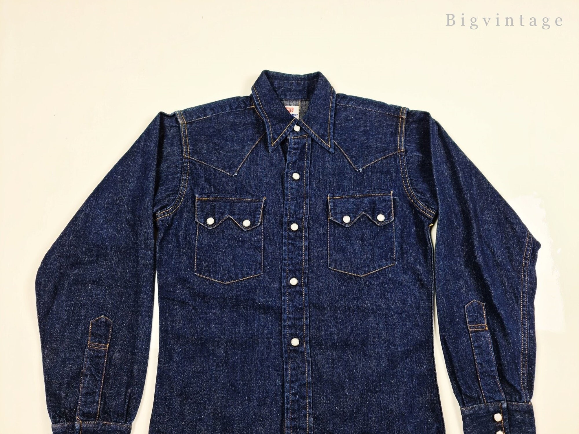 Vintage Levi's Denim Family Western Shirt Size.small Dark 1 Vintage Levi's Denim Family Western Shirt Size.small Dark 1