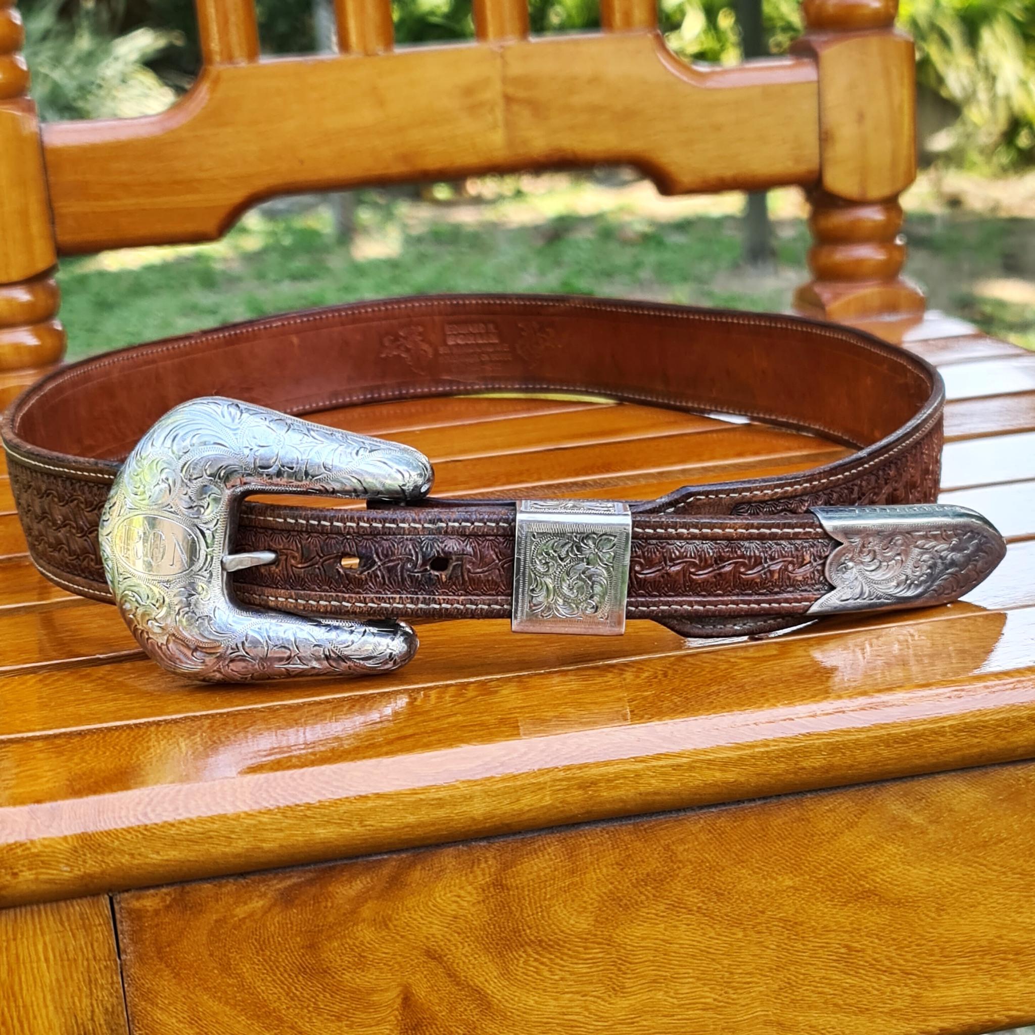 EDWARD H. BOHLIN ボーリン 3ピースバックル 5A3 ゴールド Bohlin