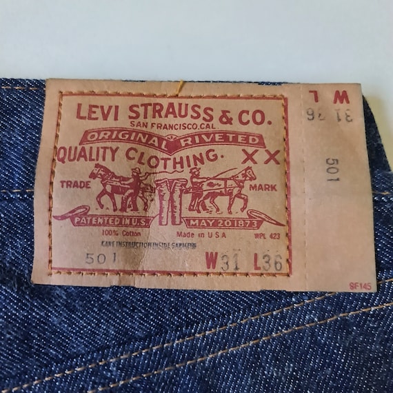 Vintage Levi's 501 Red Line W31 L36 Deadstock - Gem Vintage Levi's 501 Red Line W31 L36 Deadstock - Gem