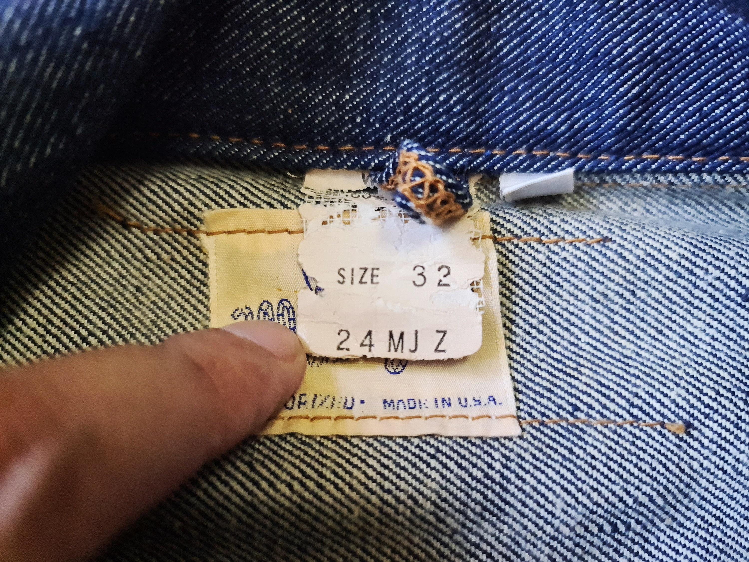 Vintage 60s Wrangler Blue Bell Jacket Small Size. 32 Deadstock - Etsy