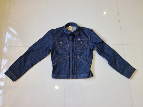 Vintage 60s Wrangler Blue Bell Jacket Small Size. 32 Vintage 60s Wrangler Blue Bell Jacket Small Size. 32