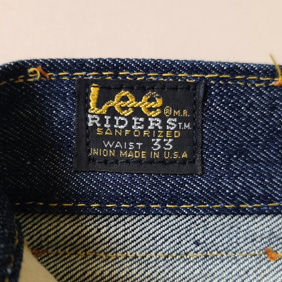 Vintage Lee Riders W33 L29 Deadstock - image 10