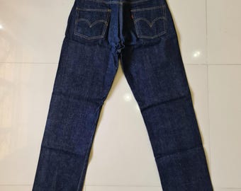 Vintage Levi's 502 Big E A Type V Stitch 36 X 34 DEADSTOCK