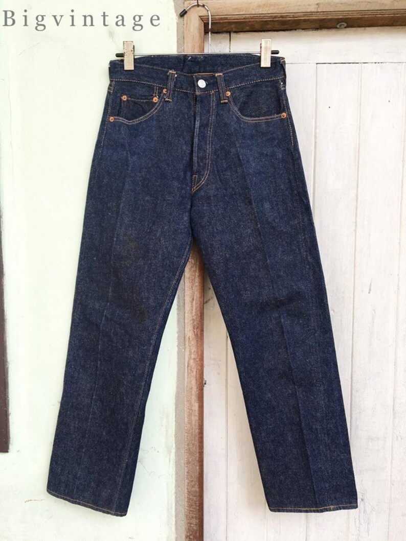 Vintage 50's Levi's Big E 501XX Hidden Rivet 28X28 | Etsy