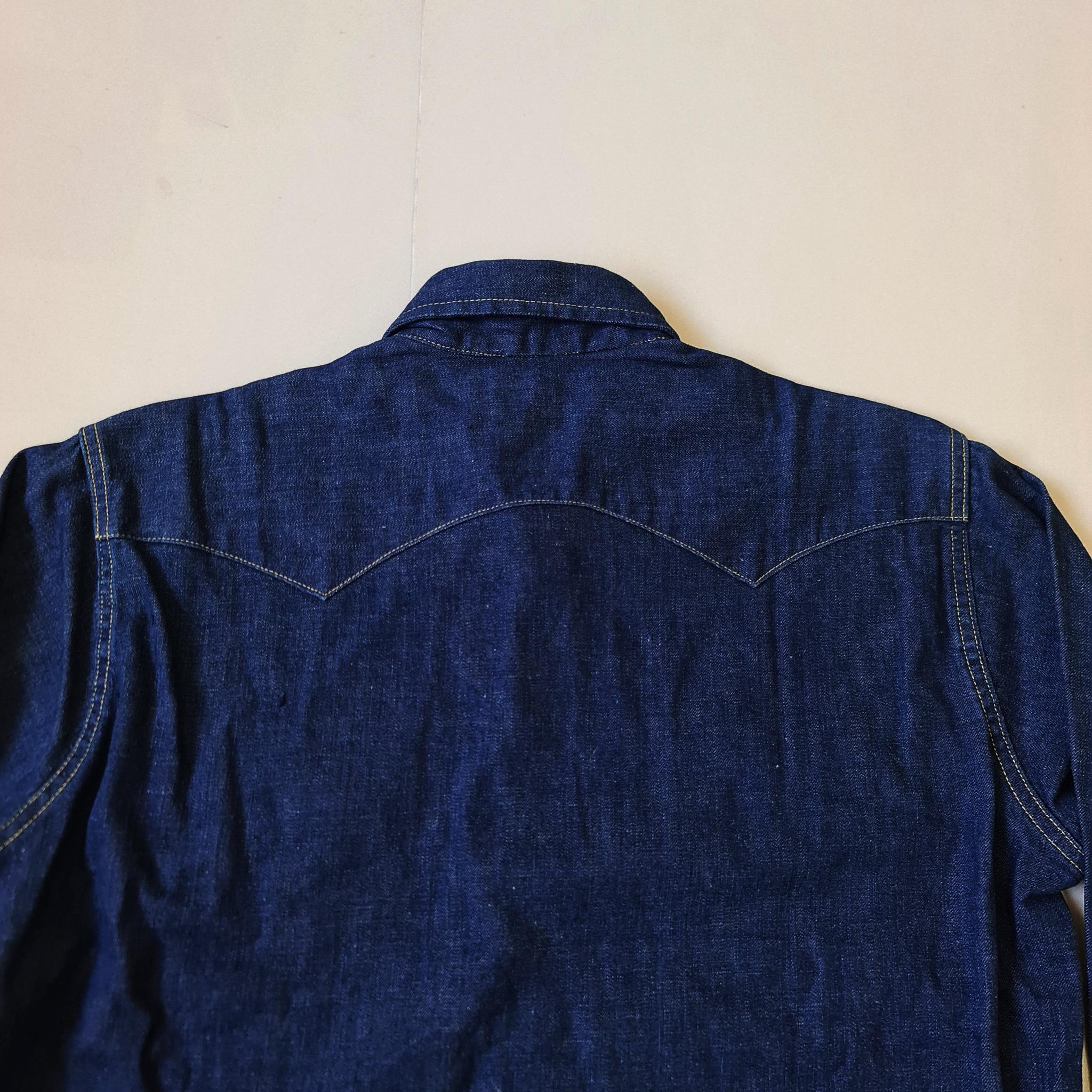 50s Levi’s Shorthorn Denim Shirts VTG 50s MENS L LEVIS SHORTHORN SAWTOOTH JEANS DENIM COWBOY