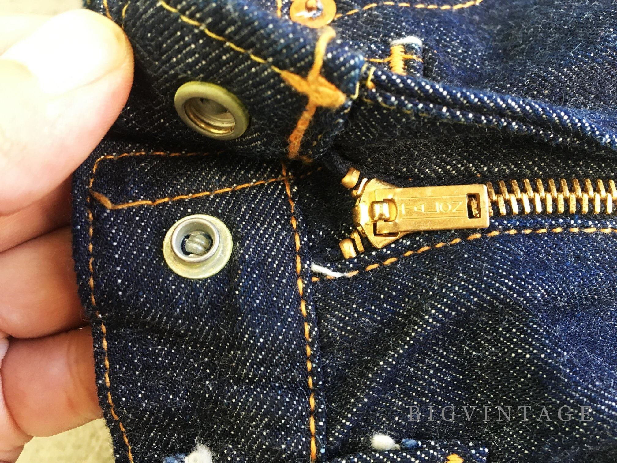 Vintage Levi's 503ZXX Big E Hidden Rivet Jerky Tag 24 X Etsy UK