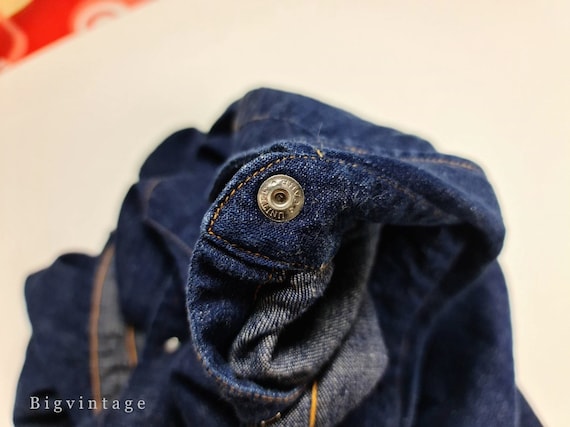 Vintage Levi's Denim Family Western Shirt Size.small Dark 1