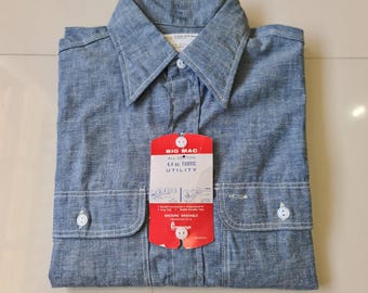 トップス 1970's BIG MAC CHAMBRAY SHIRT M USED s-l400.jpg