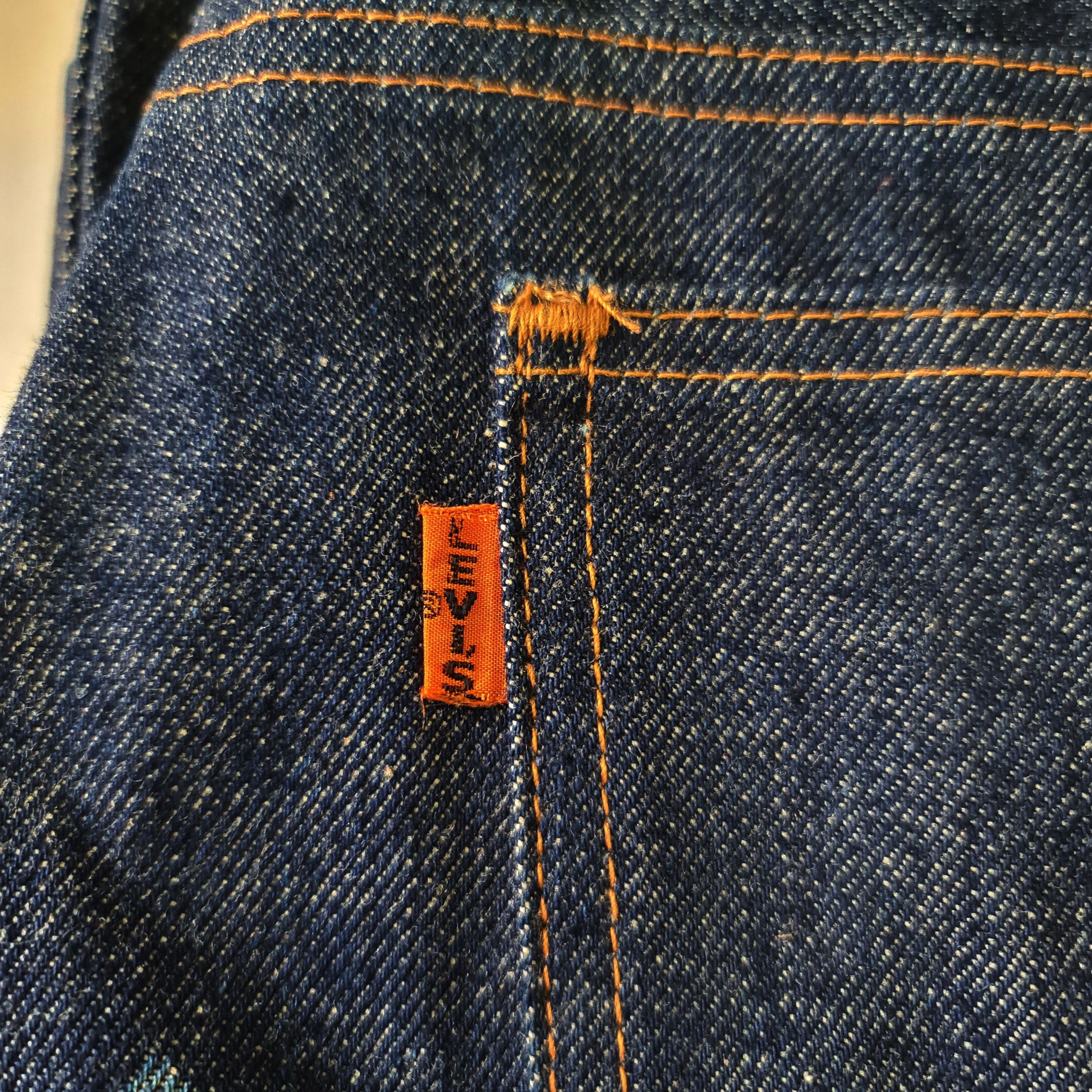 Vintage Levis 646 Big E Orange Tab Dark Wash 33x29.5 - Etsy