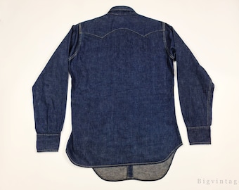 Vintage 1950's Levi's Shorthorn Black Western Rockabilly