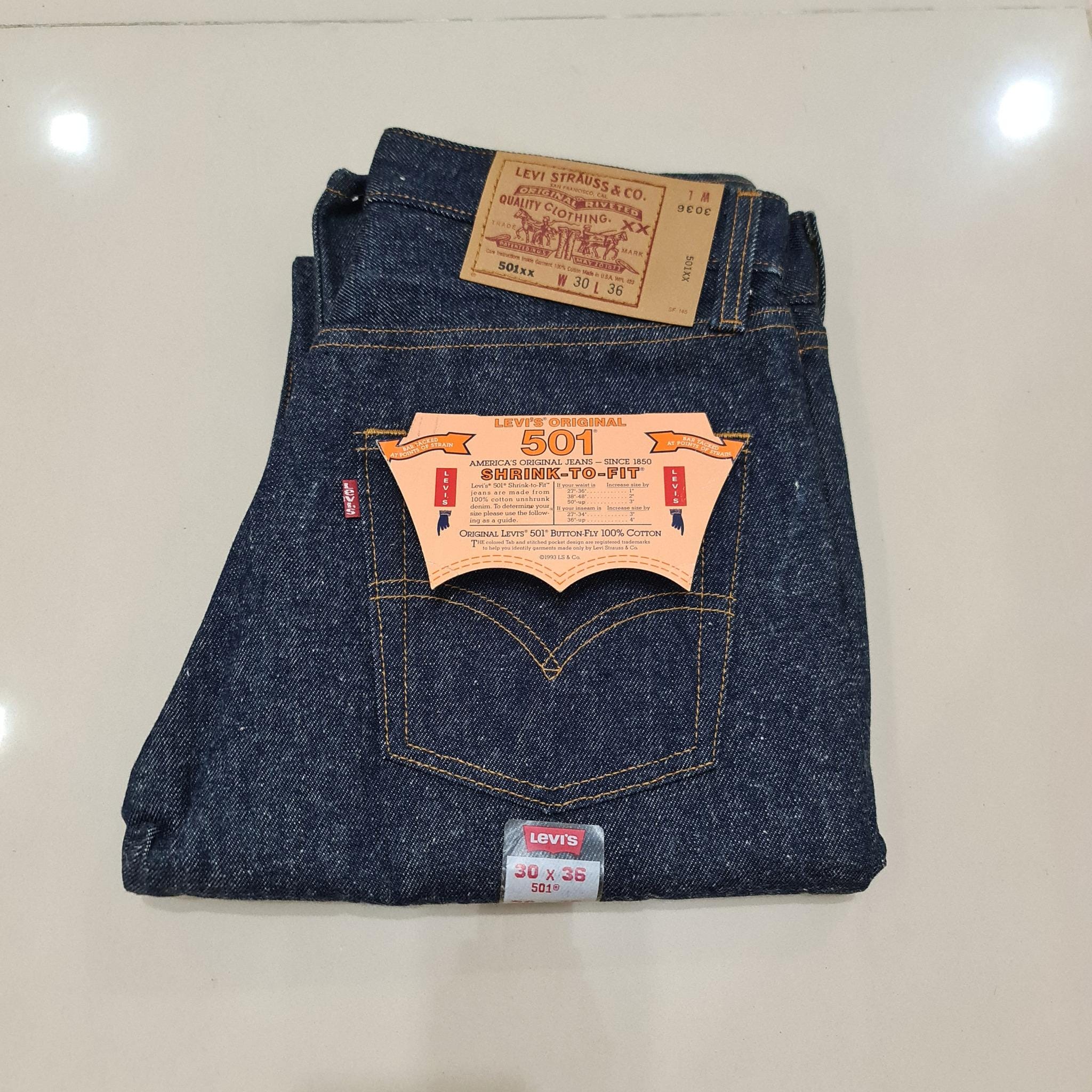 #60s〜J A Z dead Stock vintage 90s 00s levi's 501 black denim deadstock made in mexico 36