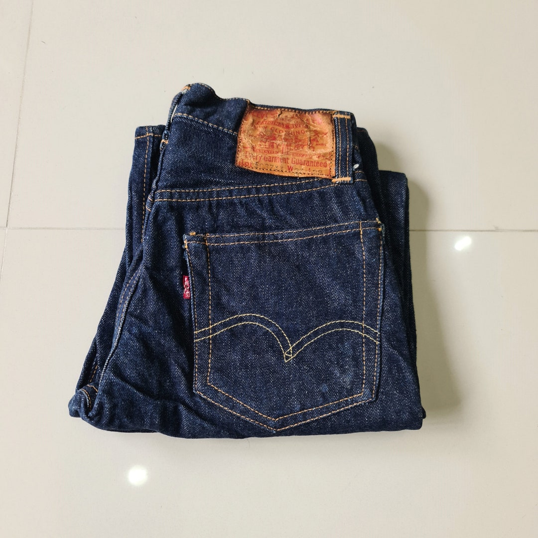 Vintage Levi's 503ZXX Big E Hidden Rivet Jerky Tag 24 X 25.5 Vintage Levi's 503ZXX Big E Hidden Rivet Jerky Tag 24 X 25.5