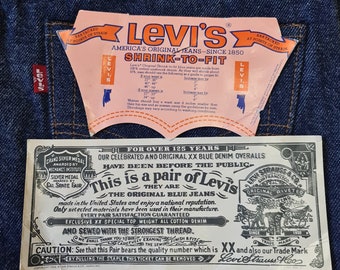 【未使用】Levi’s 501 83501 dead stock W36 L36 Vintage Levi's 501 Red Line W31 L36 Deadstock - Etsy