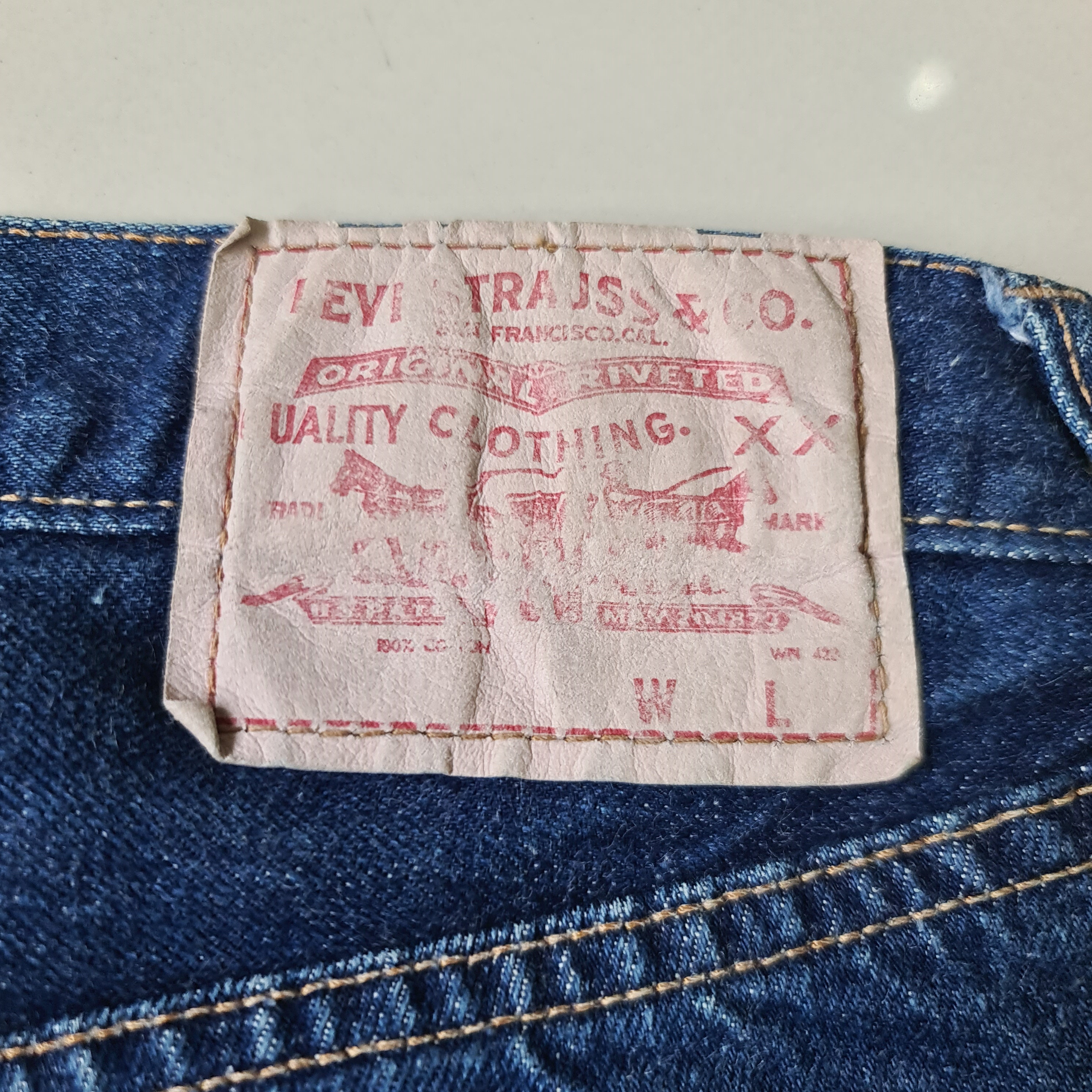 Levi's 501 BIG E W30〜31？ vintage Vintage Levis 501 Big E 26 X 30.5 - Etsy