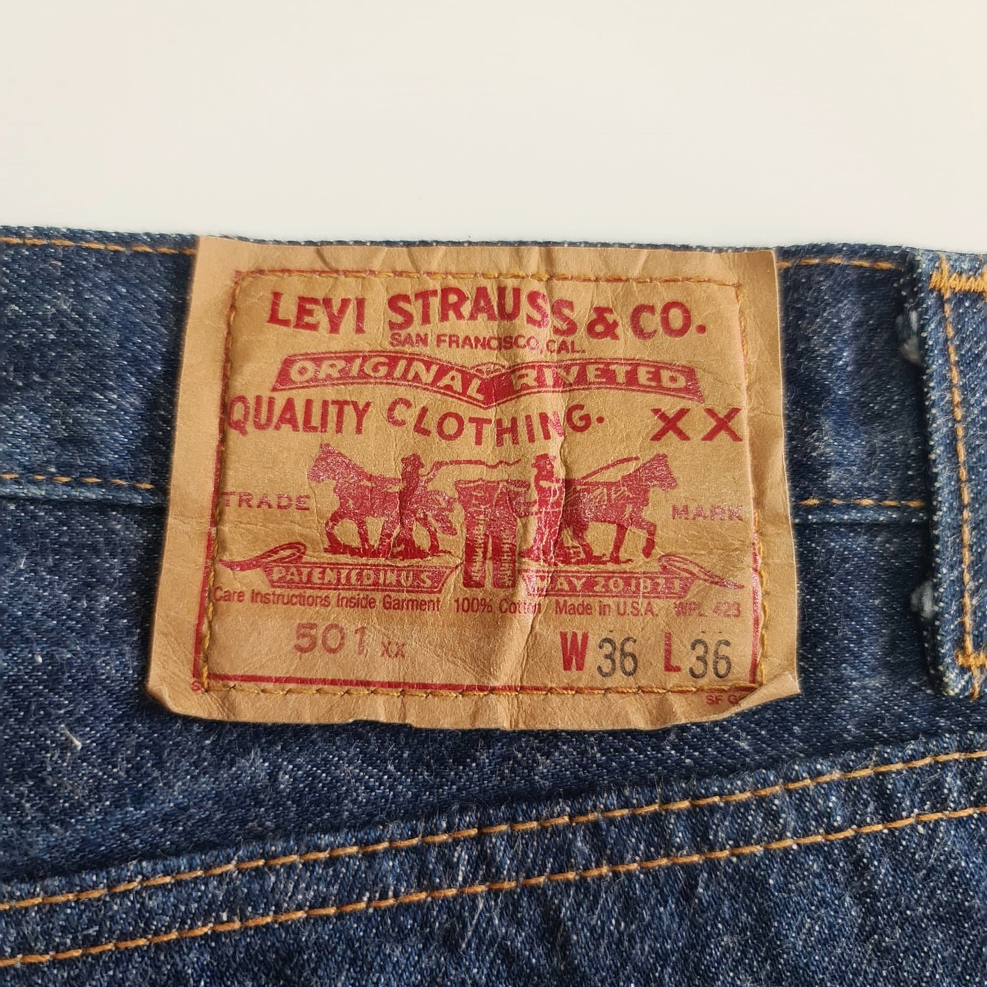 Levi's リーバイス 501xx W36 L36 Vintage Levi's 501xx W36 L36 - Etsy