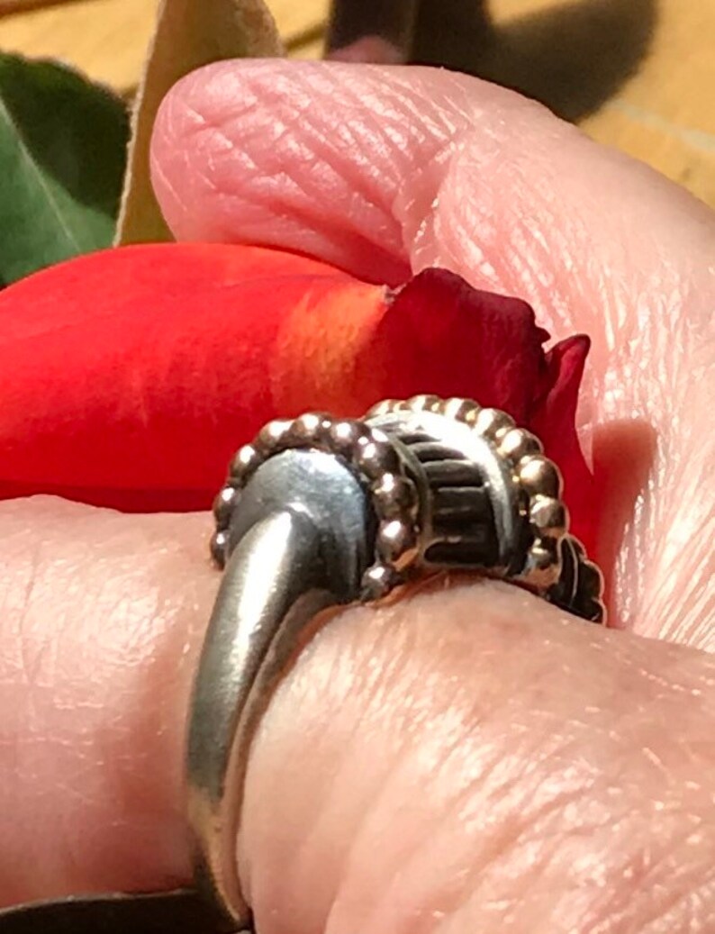 tone 2 Ring heavy weight Sterling /& 14K