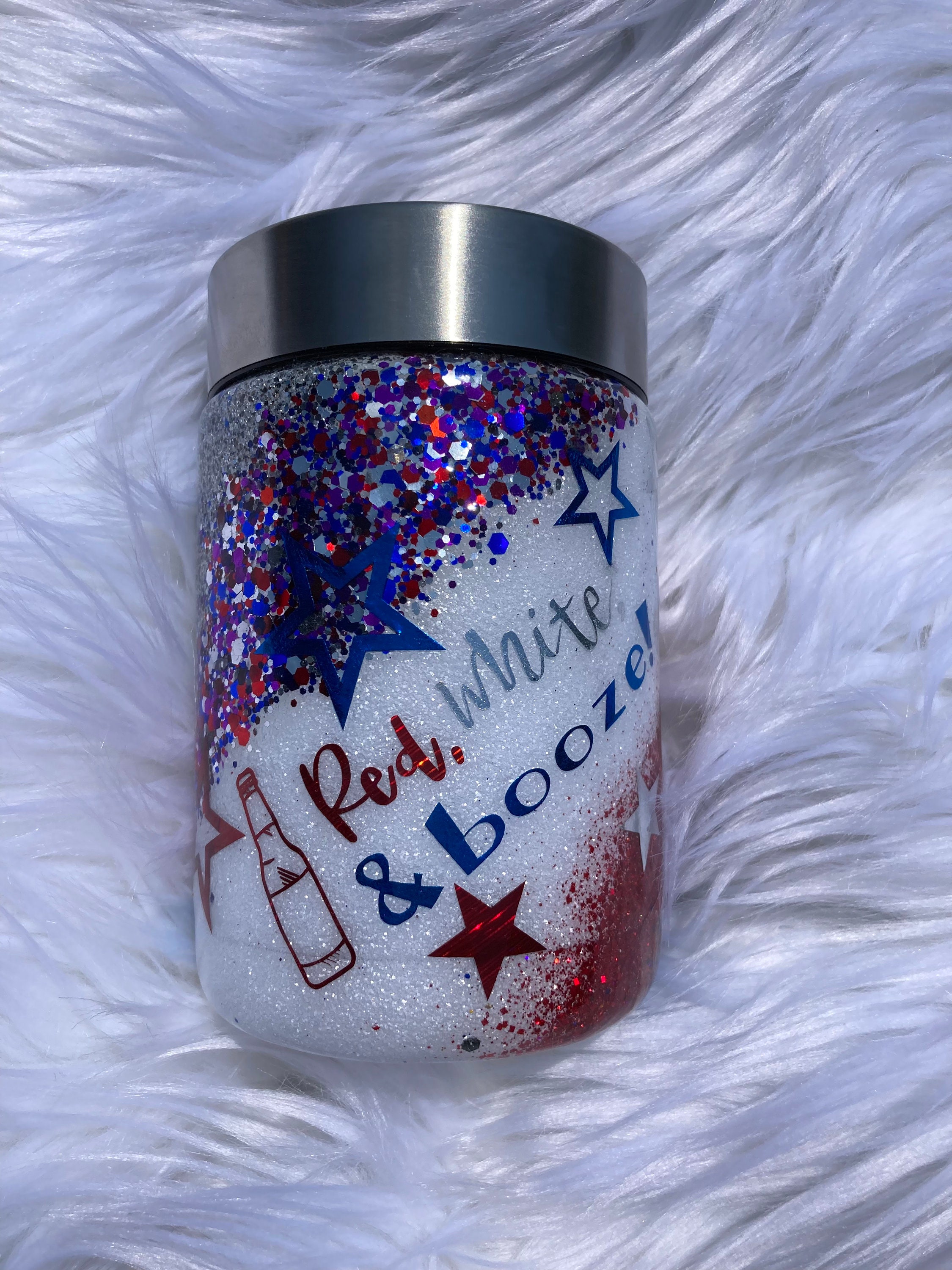 12 oz stainless steel can koozie Etsy