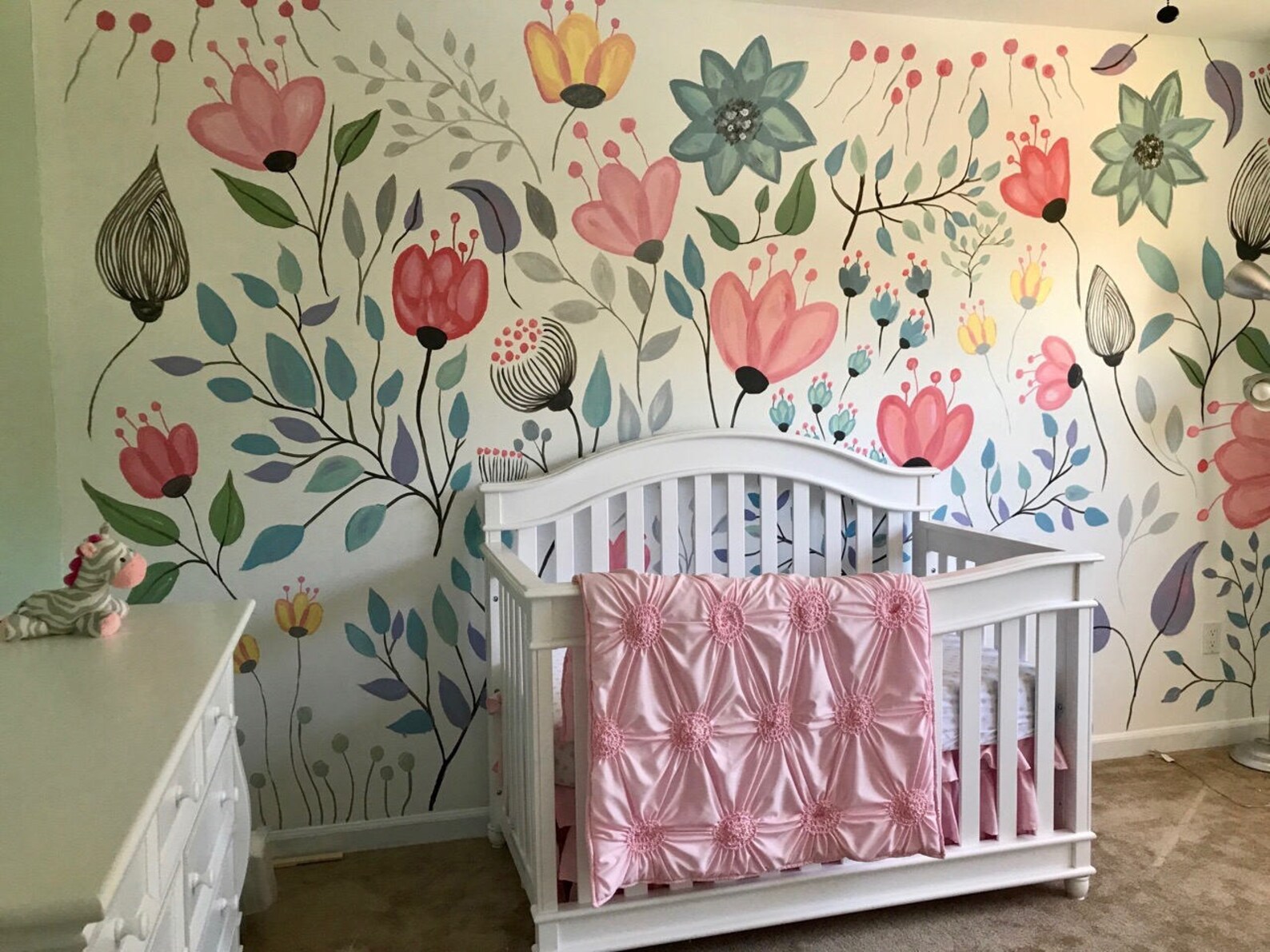 Custom Nursery Wall Mural - Etsy