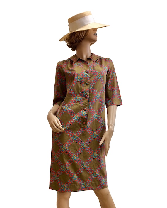 70’s Poplin Shirt Dress