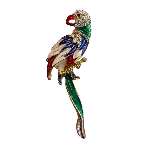 Parrot Brooch
