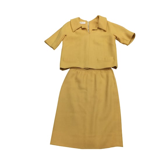 60’s Yellow Wool B.H. Wragge Set (As Is)