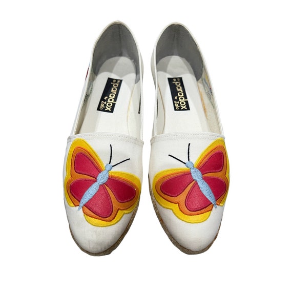 Vintage Paradox by Zalo Butterfly Espadrilles Siz… - image 1