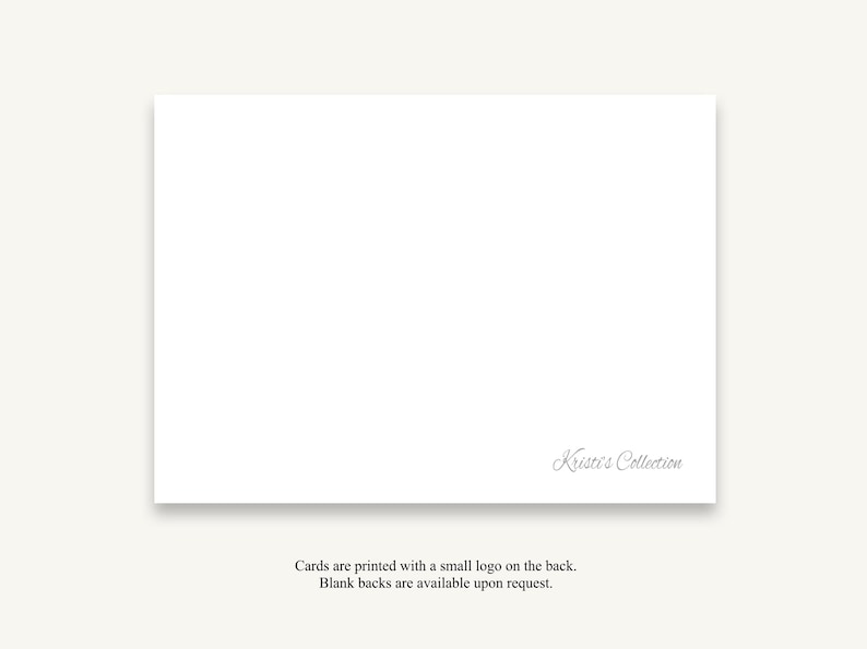 Personalized Boys Stationery | Pinstripe Flat Note Card Set image 2