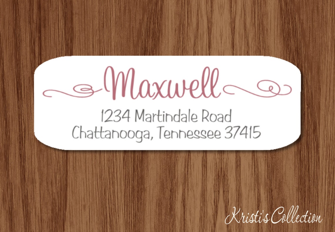 Family Return Address Labels Stickers Custom Personalized Etsy