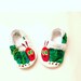 Baby Booties with Caterpillar print ( prints may vary), Baby booties, Crib Shoes, Very hungry Caterpillar shoes 